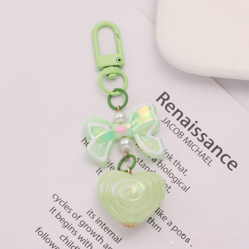 Wholesale Love Bow Acrylic Keychain